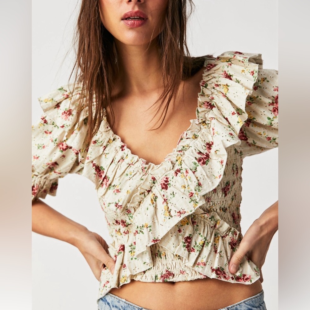 Free People Romantic Top
